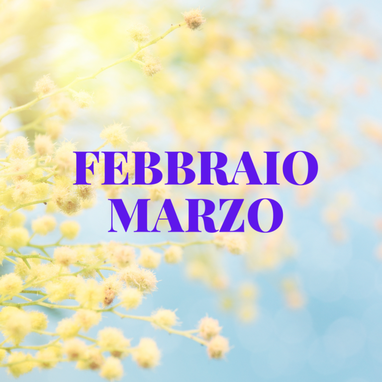 Scopri di più sull'articolo Programma dei mesi di febbraio e marzo 2025